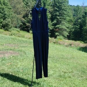 Shinestar Midnight Blue Sleeveless Jumpsuit